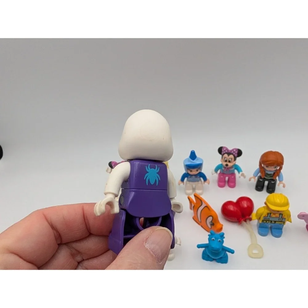 Lego Duplo Disney Marvel Character Figure Lot Minnie Jake Neverland Frozen Bob‎